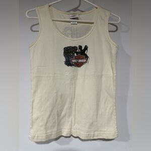 Harley Davidson Smoky Mountain Maryville TN Tank Top Womens M I Rode The Dragon